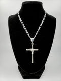 Sterling Silver Christ Cross 6.5 centimeters / 2.5 inches tall, an amazing and heavy piece of art - Silver 0925