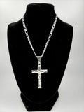 Sterling Silver Crucifix 6.5 centimeters / 2.5 inches tall, an amazing and heavy piece of art - Silver 0925