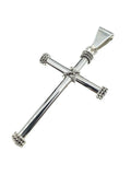Sterling Silver Christ Cross with rope knots 6.5 centimeters / 2.5 inches tall, an amazing and heavy piece of art - Silver 0925