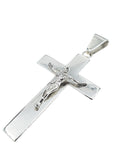 Sterling Silver Crucifix 7 centimeters / 2.8 inches tall, an amazing and heavy piece of art - Silver 0925