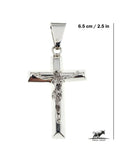 Sterling Silver Crucifix 6.5 centimeters / 2.5 inches tall, an amazing and heavy piece of art - Silver 0925