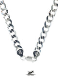 Cuban link silver chain 50 cm / 20 inches by 7.5 mm - Silver 0925