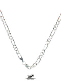 Figaro Silver Chain 55 cm / 22 inches by 4.5 mm - Silver 0925