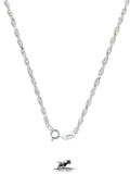 Rope silver chain 55 cm / 22 inches by 2.5 mm - Silver 0925