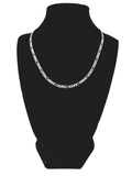 Figaro Silver Chain 45 cm / 18 inches by 3.3 mm - Silver 0925