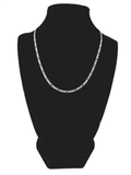 Figaro Silver Chain 45 cm / 18 inches by 2.2 mm - Silver 0925