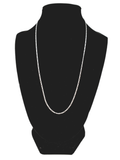 Extra thin Figaro Silver Chain 50 cm / 20 inches by 1.5 mm - Silver 0925