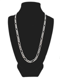 Figaro Silver Chain 55 cm / 22 inches by 5 mm - Silver 0925