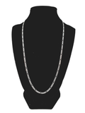 Figaro Silver Chain 55 cm / 22 inches by 2.2 mm - Silver 0925
