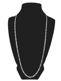 Figaro Silver Chain 60 cm / 24 inches by 2.2 mm - Silver 0925