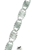 Star link silver chain 40 cm / 16 inches by 3 mm - Silver 0925