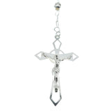 Sterling Silver Rosary 60cm / 24 inches length with 5mm beads - Silver 0925
