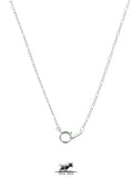 Extra thin Figaro Silver Chain 40 cm / 16 inches by 1 mm - Silver 0925
