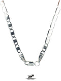 Mirror flat link silver chain 65 cm / 26 inches by 4.5 mm - Silver 0925