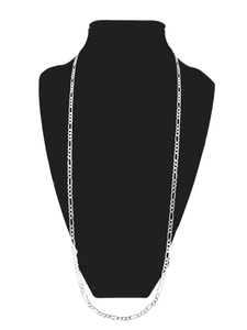 Figaro Silver Chain 65 cm / 26 inches by 3.3 mm - Silver 0925