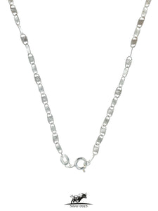 Star link silver chain 40 cm / 16 inches by 3 mm - Silver 0925