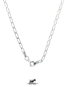 Silver chain Rada link 55 cm / 22 inches by 2 mm - Silver 0925