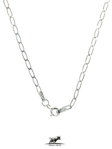 Silver chain Rada link 45 cm / 18 inches by 2 mm - Silver 0925